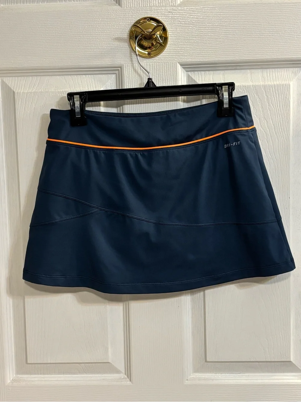 Nike Dri-FIT Tennis Skirt Teal Blue Built-In Shorts Pleated Athletic Women's M